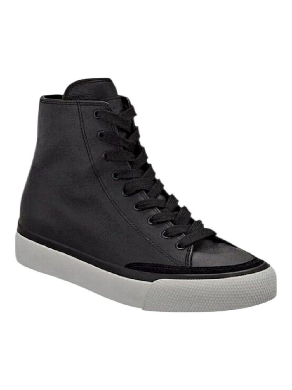 rag & bone RB Army Black Leather High Top Sneakers Women's Luxury/Edgy - 41 (10)